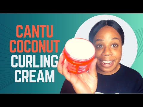 CANTU SHEA BUTTER COCONUT CURLING CREAM (REVIEW +...