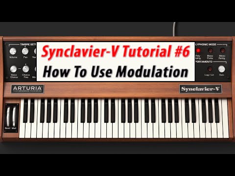 Arturia Synclavier-V Tutorial #6 - How To Use Modulation
