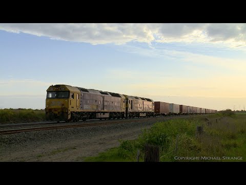 4KM1 Containerized Logs From Bordertown - PoathTV Australian Trains & Railways