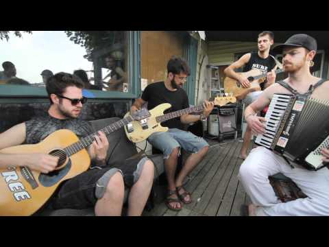 Adrock Acoustic and Lazy Slang at the Hamilton Beach house