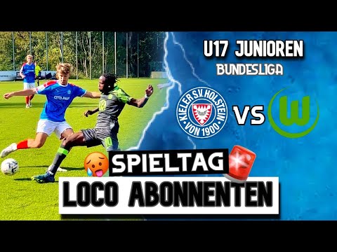 HOLSTEIN KIEL VS VFL WOLFSBURG U17 BUNDESLIGA - LOCO ABONNENTEN SPIELTAG 😱🚨