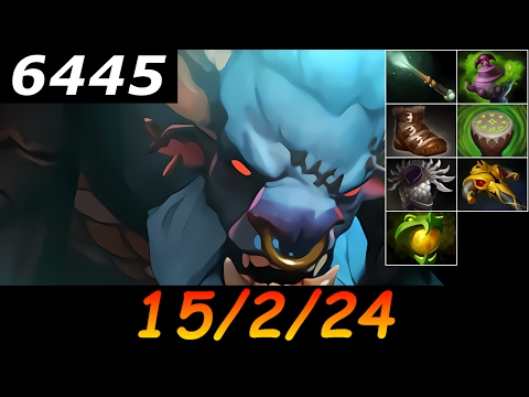 Dota 2 Spirit Breaker 6445 MMR 15/2/24 (Kills/Deaths/Assists) Ranked Full Gameplay
