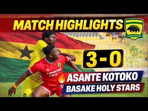 Kotoko 3–0 Basake | Full Highlights | Albert Amoah Returns with Goal & Assist + All Key Moments 🔥