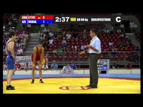 WWJC2013 / Ruhin MIkayilov - Oleksandr Litvinov (UKR) - GR 66 kg - qualification match