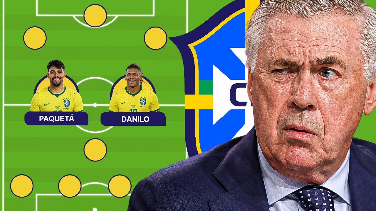 O ANCELOTTI VAI TER QUE MUDAR O MEIO DO BRASIL