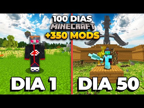 I SURVIVED 100 DAYS in MINECRAFT but with ALL the MODS that EXIST!👈