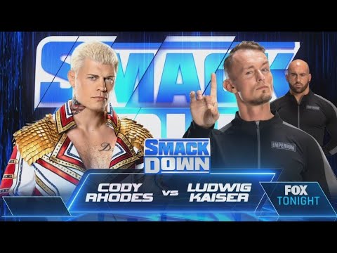 Cody Rhodes vs Ludwig Kaiser (Full Match Part 2/2)
