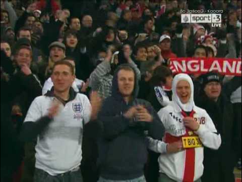 England 1-3 Egypt Peter Crouch second goal Friendly match 3-3-2010
