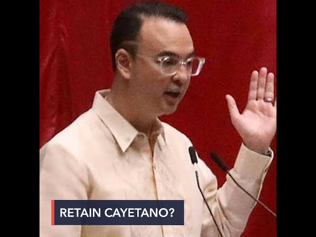 Majority, minority blocs want Cayetano to stay as House Speaker