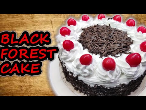 Black Forest Cake Recipe ||  Homemade Birthday Cake Recipe || Asiya's KItchen