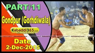(1) Gondpur (Garhdiwala) Kabaddi Tournament 2 Dec 2015