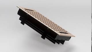 Madelyn Carter Artisan Vent Cover - Mounting Clips