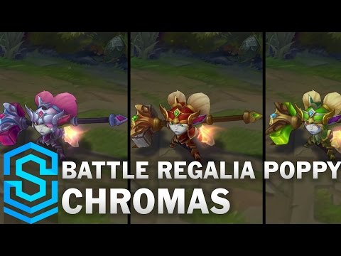 Battle Regalia Poppy Chroma Skins