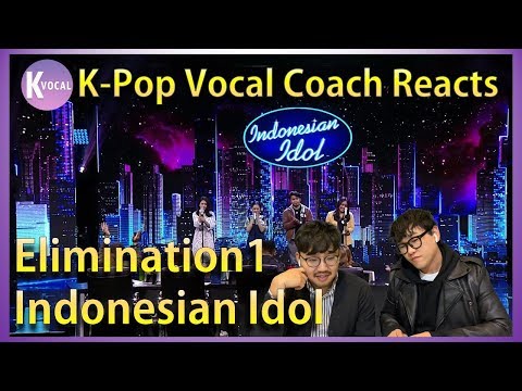 K-pop Vocal Coaches reacts to Indonesian Idol, Elimination 1