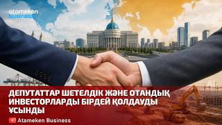 Депутаттар шетелдік және отандық инвесторларды бірдей қолдауды ұсынды