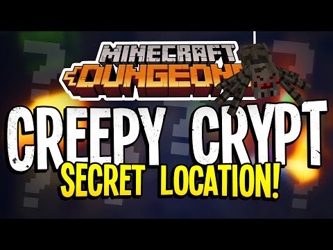 CREEPY CRYPT: How to Unlock Creeper Woods Secret Level - Minecraft Dungeons Secrets