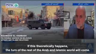 Al-Habbash saying Israel wants to control everything