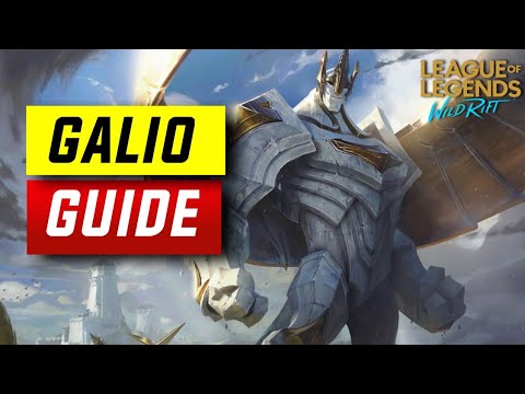 GALIO WILD RIFT GUIDE | BEST BUILD & RUNES FOR GALIO | League Of Legends : Wild Rift