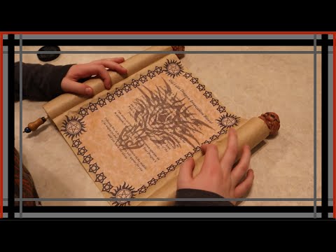 How to Make Your Own Scroll for Cheap!