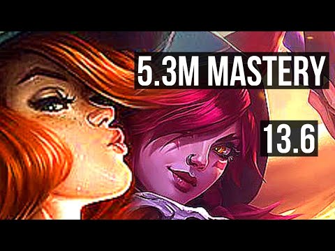 MF & Bard vs XAYAH & Rakan (ADC) | 5.3M mastery, 5/1/10, 1600+ games | KR Master | 13.6