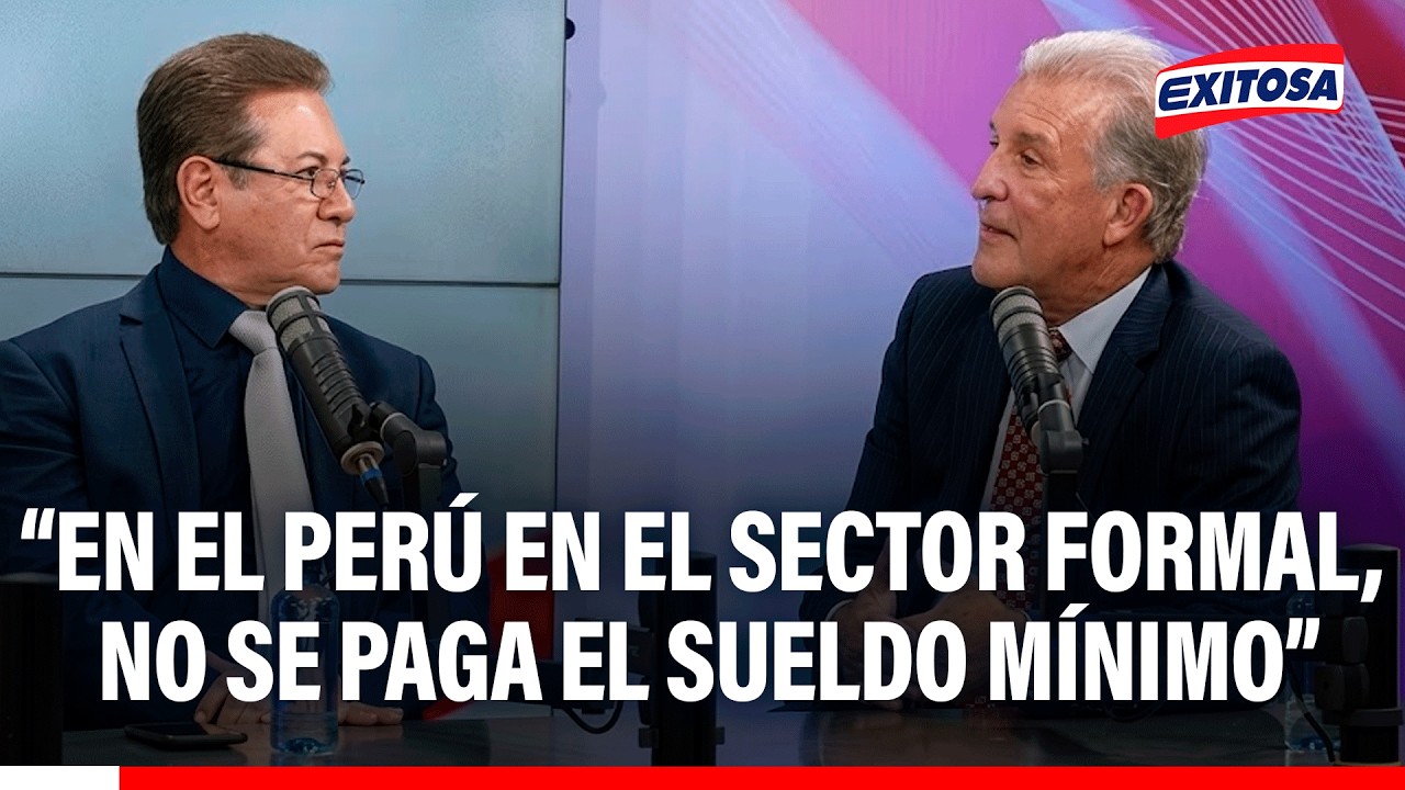 🔴🔵 Raúl Barrios sobre aumento de sueldo mínimo a S/ 1300: “No es sostenible”