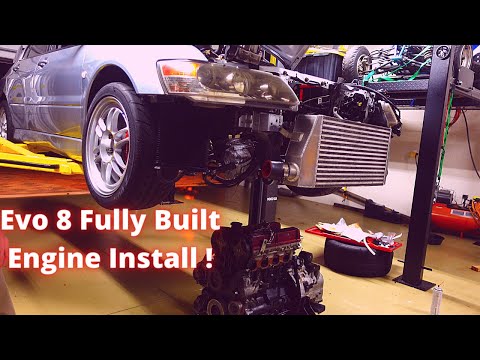 Evo 8 Fully Built Engine Install !! | Amanda Rae Jean
