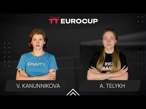 19:40 Vasylysa Kanunnikova - Anastasiia Telykh 06.09.2025 TT Euro.Cup Women Ukraine Star. TABLE 3
