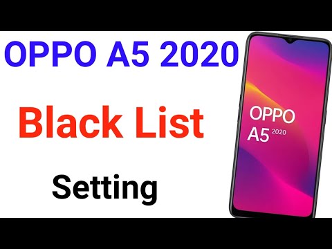 how to remove blacklist number oppo A5 2020 | oppo mobile mein se blacklist se number kaise nikale