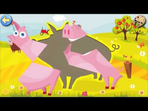 Farm Animals Puzzles Games 2+ Video