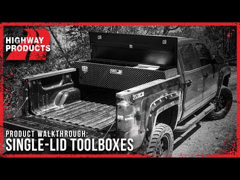 Highway Products | Single Lid Toolboxes