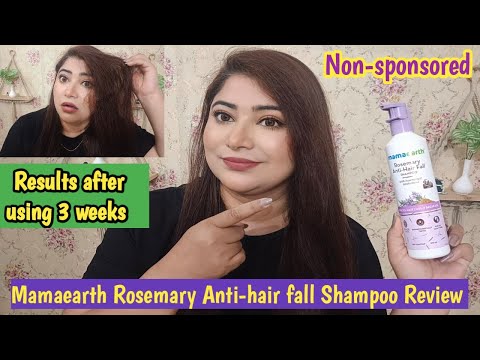 Mamaearth Rosemary Anti-hair fall Shampoo Review| New...