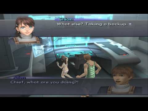 Xenosaga III HD Cutscene 135 - Young Kevin (Labyrinthos) - JAPANESE - SWIMSUIT MODE