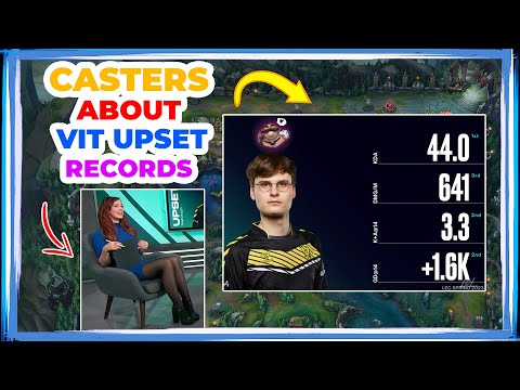 LEC Casters About VIT UPSET Breaking RECORDS 👀