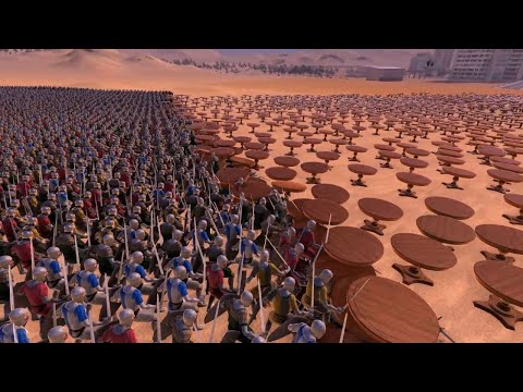 10000 Footman's vs 5000 Table's | Ultimate Epic Battle Simulator |