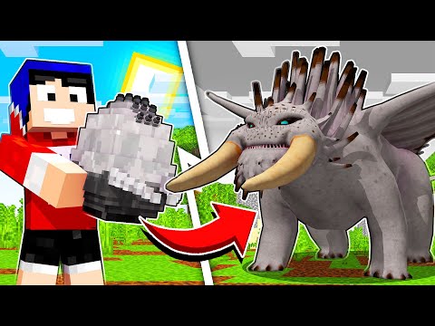 MINECRAFT... MAS TENHO O OVO DO DRAGÃO ALPHA no COMO TREINAR O SEU DRAGÃO #2