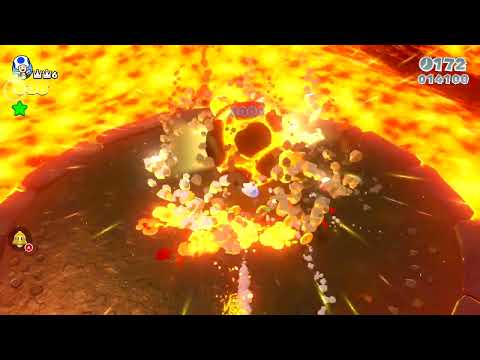 Super Mario 3D World (Switch) 7-A Itemless Speedrun - Time: 33 (TWR)