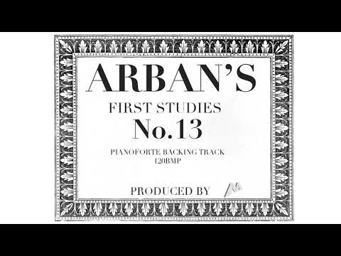 Arban First Studies No13 Page 13 Backing Track for Cornet or Trumpet
