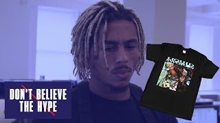 Supreme's Wu-Tang/GZA tshirt feat. Racks: Don't Believe the Hype