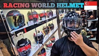 My First Time Buying Modular Helmet From Racing World Singapore 🇸🇬