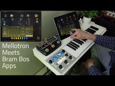 The Mellotron M4000D Meets Bram Bos Apps - The Ambient iPad Live Jam 92