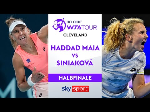 Haddad Maia 🇧🇷 vs. Siniaková 🇨🇿 - Halbfinale | Cleveland Open | Highlights - Sky Sport Tennis