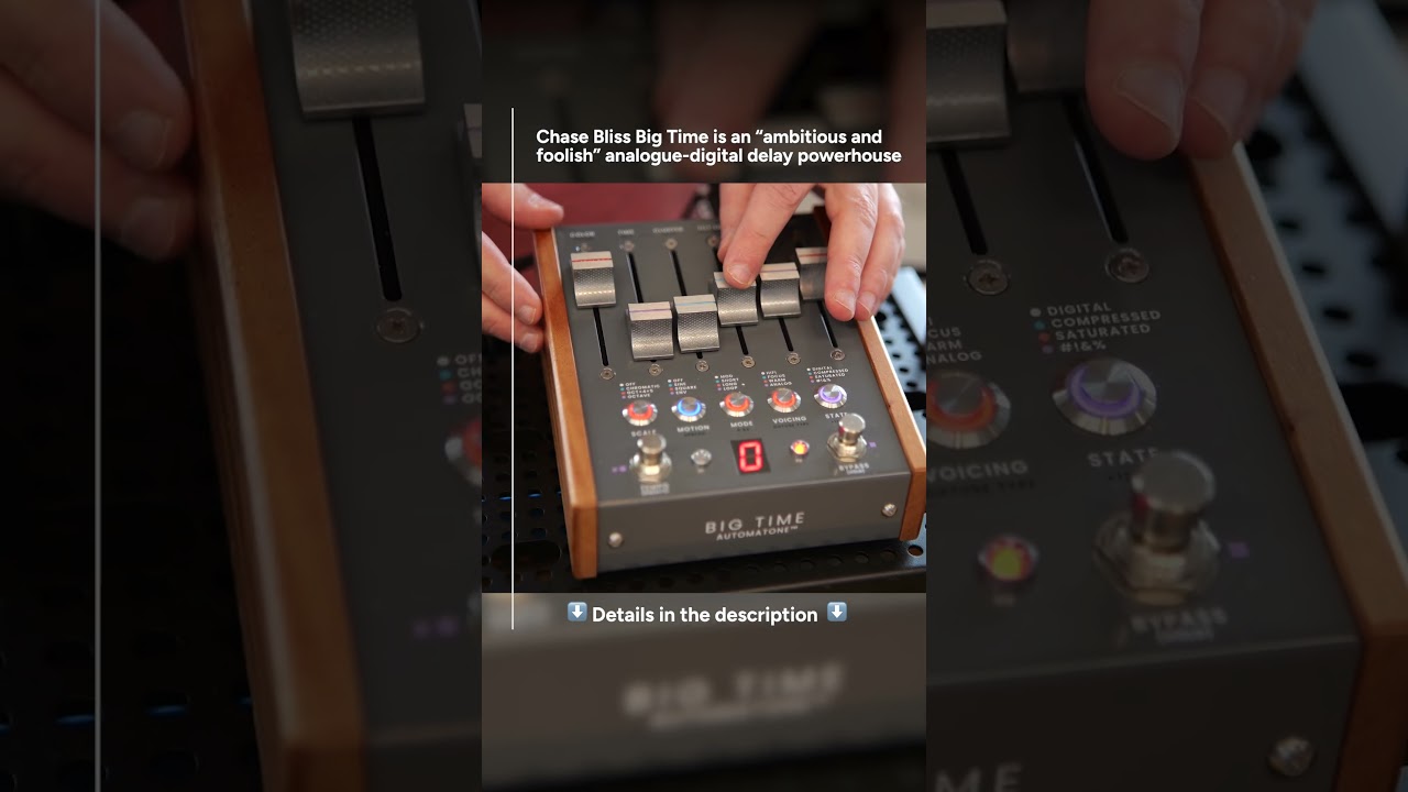 Chase Bliss Big Time is an analogue/digital delay inspired by the 1980s &ndash; Sound demo - YouTube