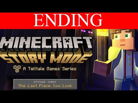 Minecraft Story Mode Episode 3 Walkthrough Part 5 Ending The Last Place You Look Full Game