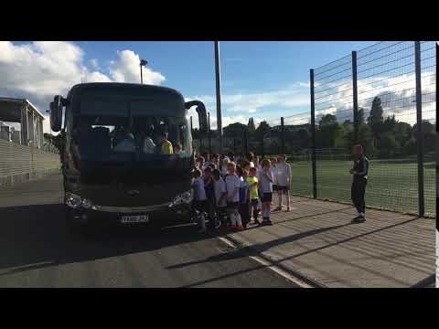 10 Coaching Team on one of the new Mitcham Belle Coaches 35 seat Yutong TC9