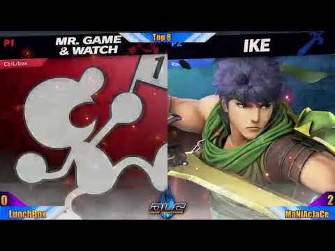 Ultimate SmashaPalooza #9: Winners Semis - MaNiAcJaCe (Ike) vs Lunchbox (G&W)