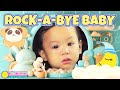 ⭐ ROCK A BYE BABY LULLABY LYRICS 🎵 Nursery Rhymes for Kids 🎵 Cute Animals Sleeping ⭐#rockabyebaby