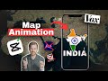 Create Documentary Style Map Animation In CapCut Without GeoLayers AE Maps Capcut Animation Geo