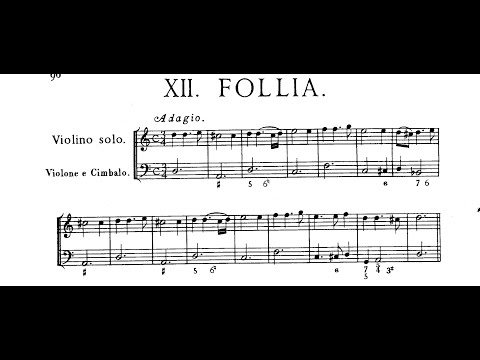 A. Corelli - Violin Sonata in D minor La Follia Op. 5 no. 12 - Score