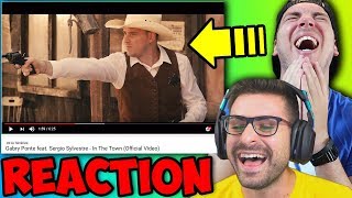 SONO LO SCHERIFFO DI YOUTUBE!! REAZIONE a IN THE TOWN - Gabry Ponte feat. Sergio Sylvestre