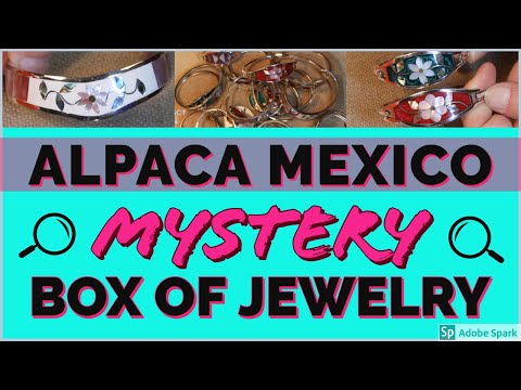 GOODWILL MYSTERY ALPACA INLAY JEWELRY BOX UNBOXING UNJARRING Reveal | ALPACA MEXICO JEWELRY VARIETY